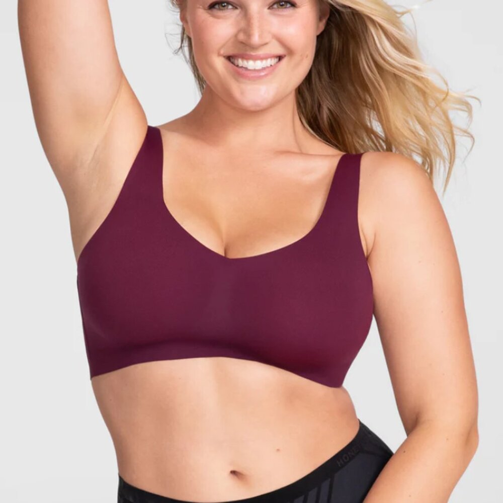 Honeylove V-Neck Bra in Fig